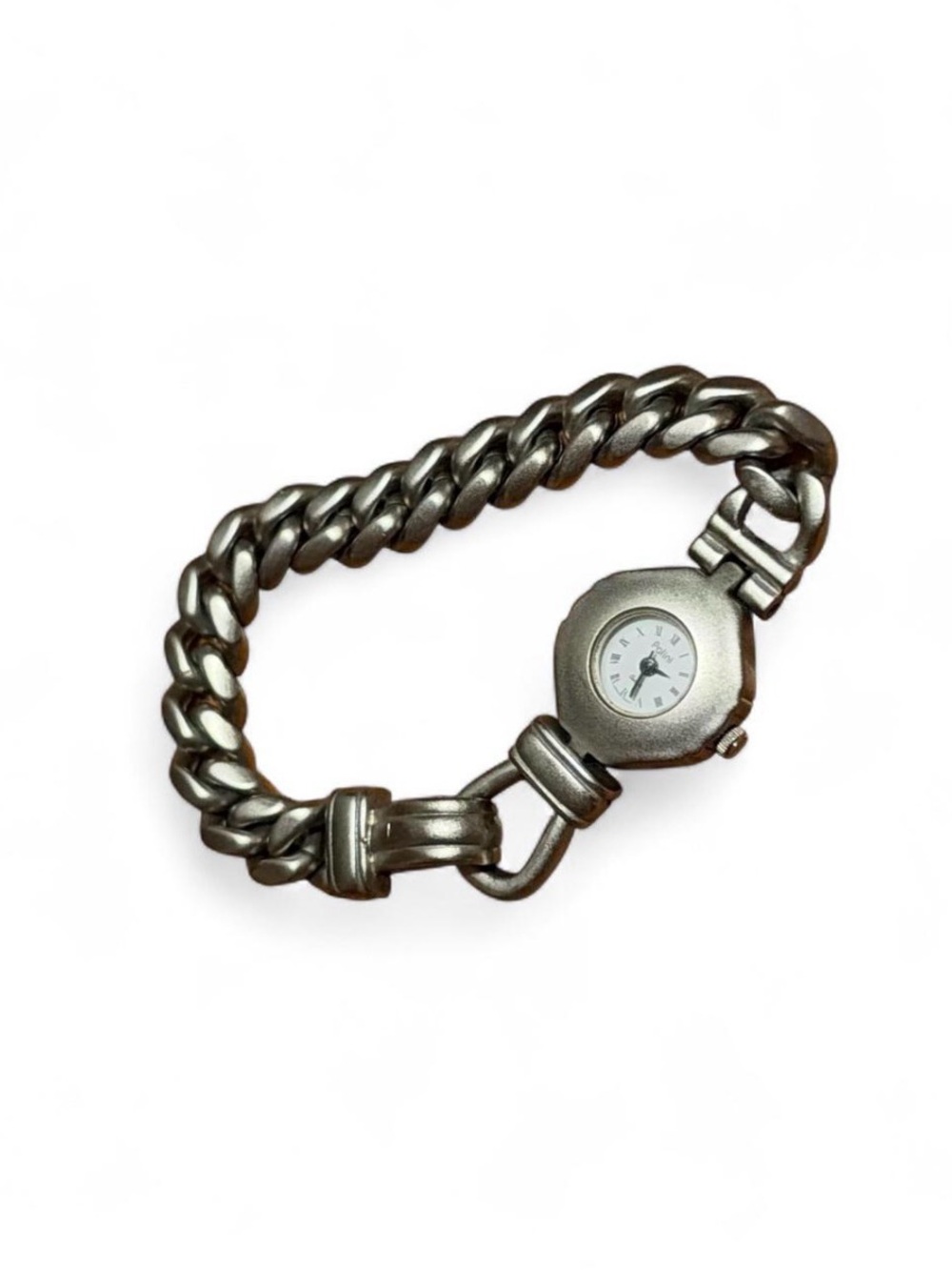 Unisex Chain Bracelet Watch - Silver Tone Polini